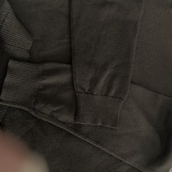 ELXTRA FINE MERINO WOOL Calvin Klein Black Mens V Neck Long Sleeve Calvin Klein - Picture 12 of 12